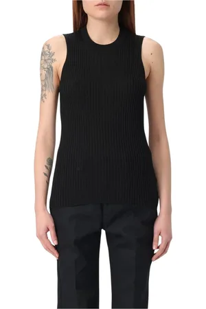 Jil Sander Dames, Tops, Zwart, Maat: M Katoen