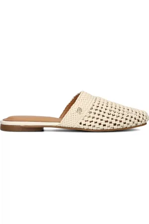 Tommy Hilfiger Dames, Schoenen, Wit, Maat: 42 EU Leer