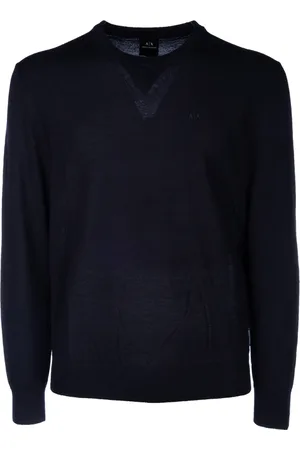 Armani Exchange Heren, Truien, Blauw, Maat: L Wol