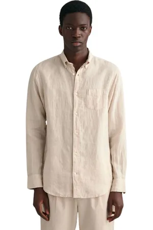 GANT Heren, Overhemden, , Maat: 4XL Linnen