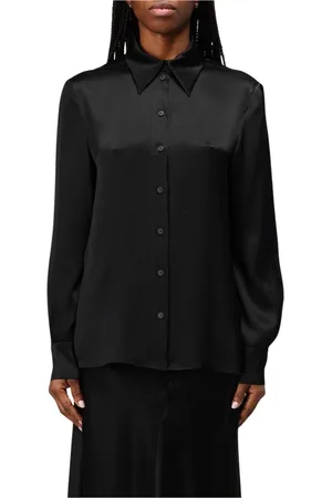 Alberta Ferretti Dames, Blouses & Shirts, Zwart, Maat: M Zijde