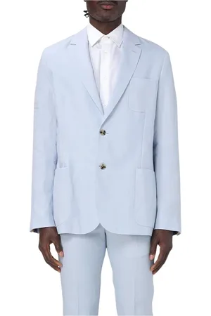 Paul Smith Heren, Jassen, Blauw, Maat: 2XL Linnen