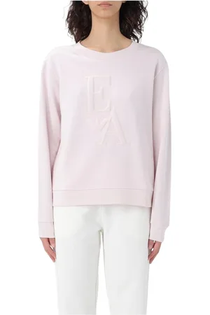 Emporio Armani Dames, Sweatshirts & Hoodies, Paars, Maat: M Katoen
