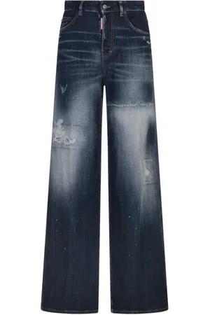 Dsquared2 Dames, Jeans, Blauw, Maat: 4XS Katoen