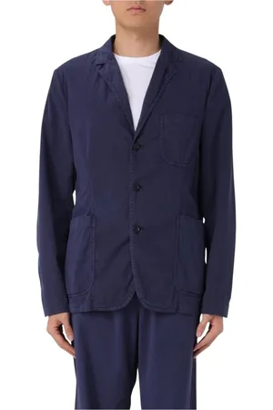 Aspesi Heren, Jassen, Blauw, Maat: XL Katoen