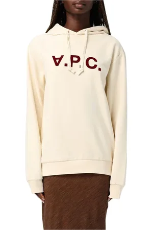 A.P.C. Dames, Sweatshirts & Hoodies, Wit, Maat: S Katoen