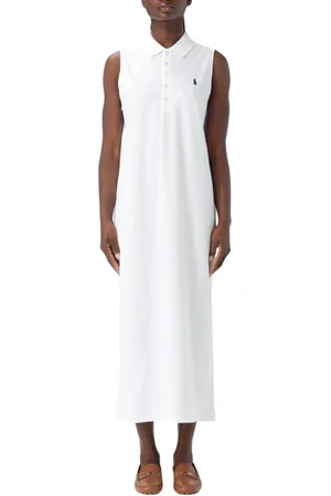Ralph Lauren Dames, Jurken, Wit, Maat: S Katoen