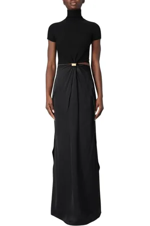 Sportmax Dames, Jurken, Zwart, Maat: S Satijn