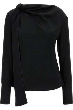 Givenchy Dames, Blouses & Shirts, Zwart, Maat: M Zijde
