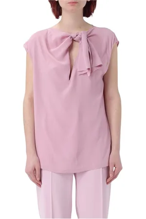 Pinko Dames, Blouses & Shirts, Roze, Maat: S Zijde
