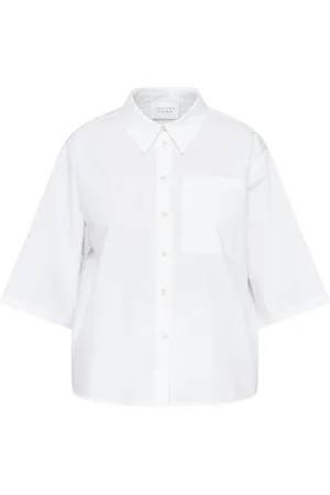 SisterS point Dames, Blouses & Shirts, Wit, Maat: XS