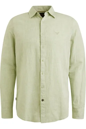 PME Legend™ Heren, Overhemden, Groen, Maat: 3XL Linnen
