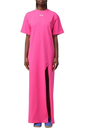 Msgm Dames, Jurken, Roze, Maat: XS Katoen