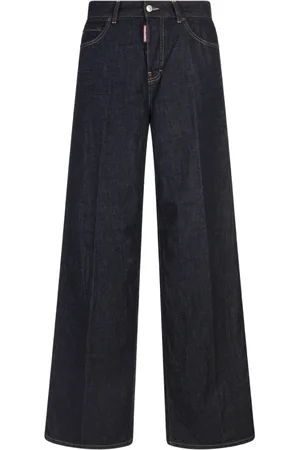 Dsquared2 Dames, Broeken, Blauw, Maat: 2XS