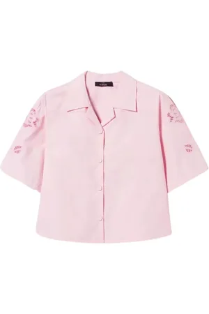 Twin-Set Dames, Blouses & Shirts, Roze, Maat: XS Katoen