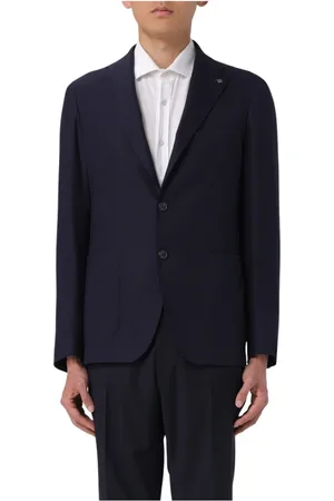 TAGLIATORE Heren, Jassen, Blauw, Maat: XL Wol