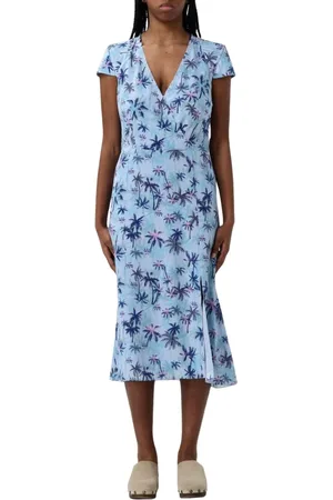 Zadig & Voltaire Dames, Jurken, Blauw, Maat: S Zijde