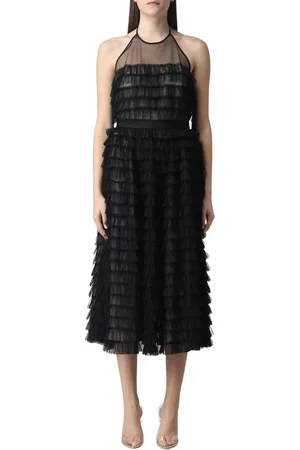 Pinko Dames, Jurken, Zwart, Maat: 2XS