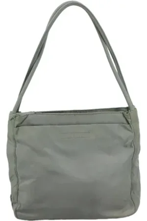 Prada Dames, Pre-owned, Grijs, Maat: ONE Size Nylon