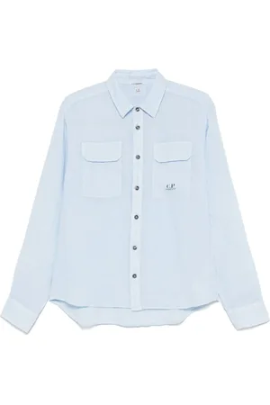 C.P. Company Heren, Overhemden, Blauw, Maat: L