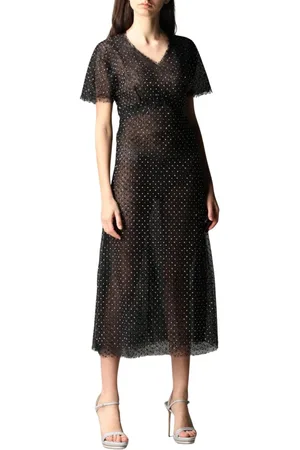 ERMANNO SCERVINO Dames, Jurken, Zwart, Maat: S