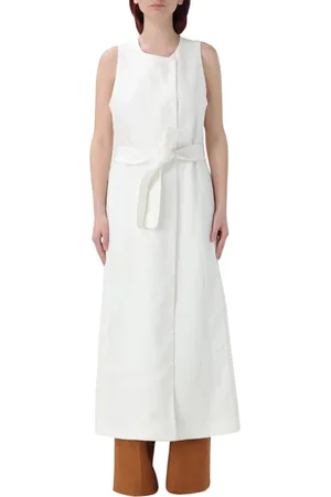 Max Mara Dames, Jurken, Wit, Maat: XS Linnen