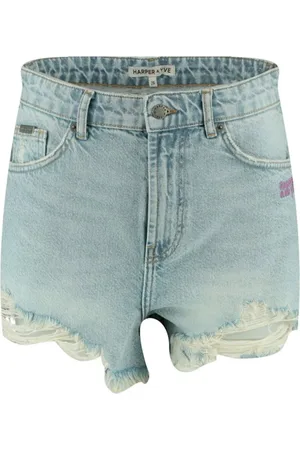 Harper & Yve Dames, Korte broeken, Blauw, Maat: W30 Denim