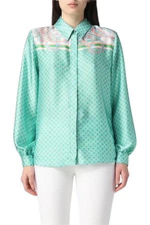 Liu Jo Dames, Blouses & Shirts, Groen, Maat: XS Zijde
