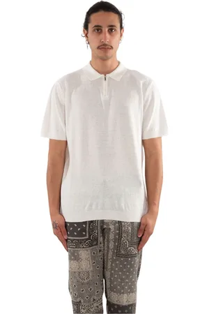 Daniele Fiesoli Heren, Tops, Wit, Maat: XL Linnen