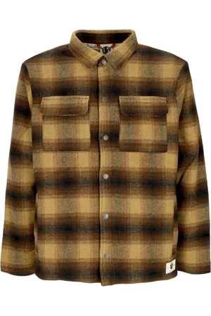 Element Heren, Overhemden, Bruin, Maat: XL Flanel