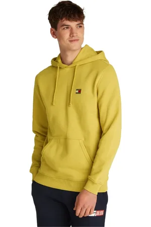 Tommy Hilfiger Heren, Sweatshirts & Hoodies, Geel, Maat: L Katoen
