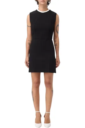 Msgm Dames, Jurken, Zwart, Maat: 2XS