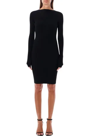 Rick Owens Dames, Jurken, Zwart, Maat: S Wol