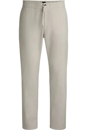 HUGO BOSS Heren, Broeken, , Maat: W36 L32 Linnen