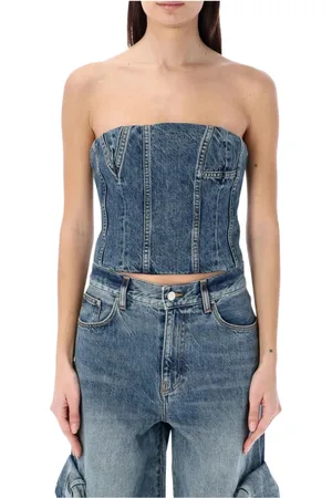 AMIRI Dames, Tops, Blauw, Maat: L Denim