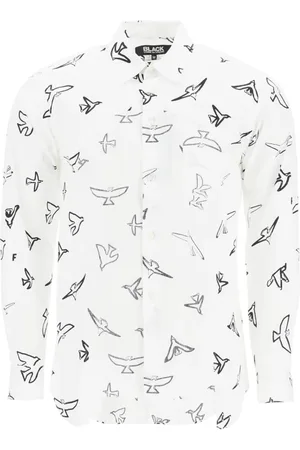 Comme des Garçons Heren, Overhemden, Wit, Maat: S Katoen