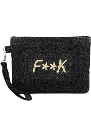 F**K Dames, Tassen, Zwart, Maat: ONE Size
