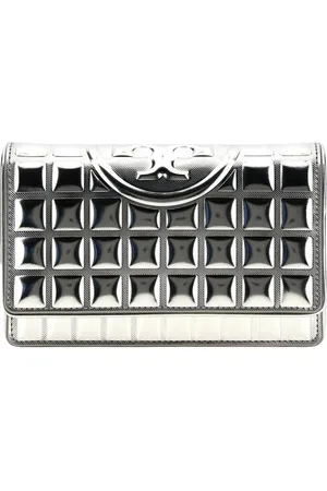 Tory Burch Dames, Tassen, Grijs, Maat: ONE Size Leer