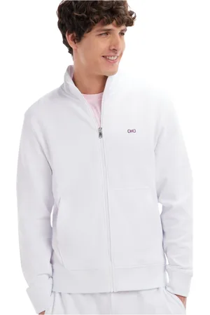Eden Park Heren, Sweatshirts & Hoodies, Wit, Maat: 2XL Katoen