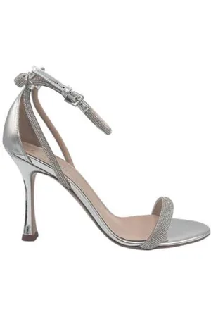 NINALILOU Dames, Schoenen, Grijs, Maat: 37 EU Leer
