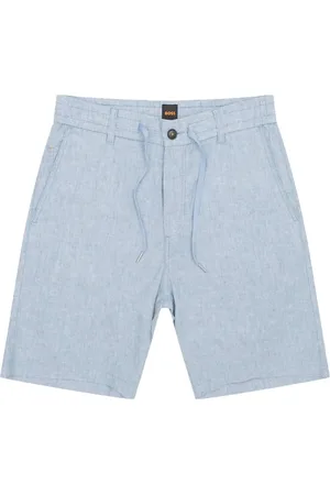 HUGO BOSS Heren, Korte broeken, Blauw, Maat: W34