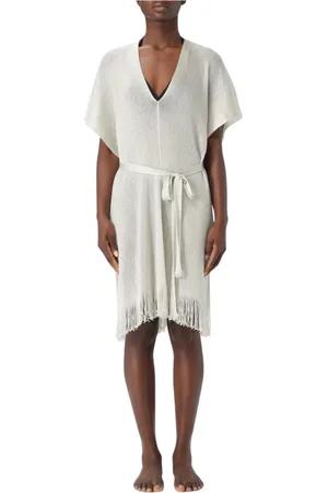 Max Mara Dames, Badkleding, Wit, Maat: ONE Size Katoen