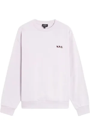 A.P.C. Heren, Sweatshirts & Hoodies, Paars, Maat: L Katoen