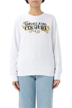 VERSACE Dames, Sweatshirts & Hoodies, Wit, Maat: XS