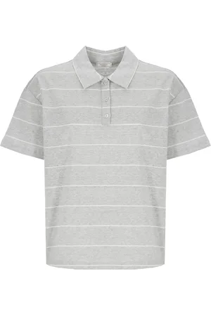 PESERICO SIGN Dames, Tops, Grijs, Maat: XS Katoen