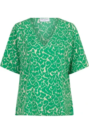 lofty manner Dames, Blouses & Shirts, Groen, Maat: L