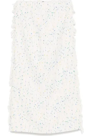 Msgm Dames, Rokken, Wit, Maat: S