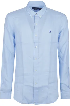 Ralph Lauren Heren, Overhemden, Blauw, Maat: M