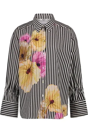 Summum Woman Dames, Blouses & Shirts, Veelkleurig, Maat: 2XL Viscose