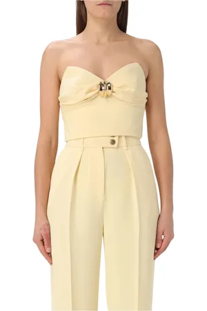 Elisabetta Franchi Dames, Tops, Geel, Maat: L